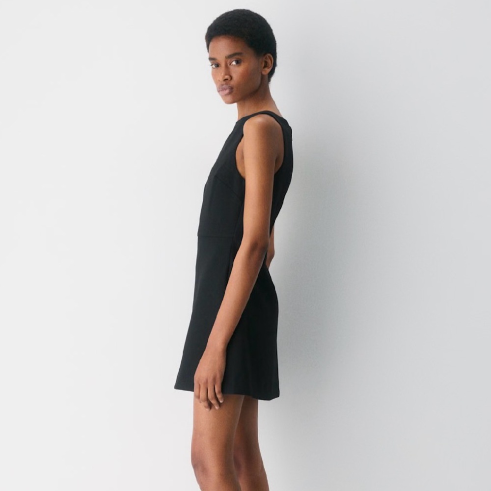 NWT Aritzia Bond Dress in Noir - Picture 2 of 7